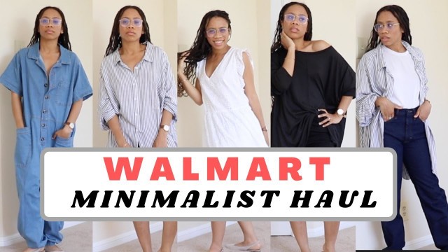 'Walmart Minimalist Fashion Haul : CAN YOU BE SUSTAINABLE AT WALMART???'