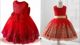 'Birthday Baby Girl\'s Dress Designs || Beautiful Wedding Dresses Designs For Babies'