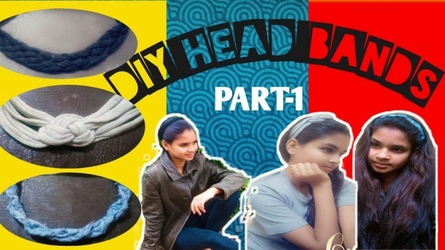 'DIY 3 Ways Easy Stylish Headbands From Old Clothes'