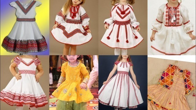 'Baby girl embroidery dresses gorgeous & stylish embroidery dress little girls ideas for beginners'