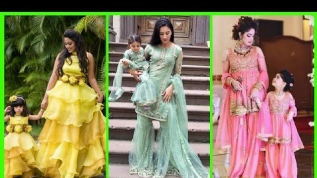 'Chic Baby Girl Summer Matching Mom Daughter Dresses Designs || Little Baby Outfits 2021'