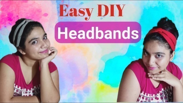 'Easy DIY Stylish Headbands with Old Clothes | Turban Inspired Headbands | DIY #WithMe'