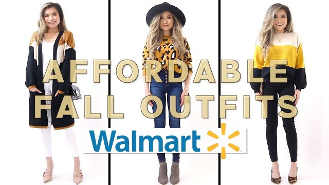 'WALMART FALL OUTFITS under $50 | Walmart Try On Clothing Haul FALL 2019 | Miss Louie'