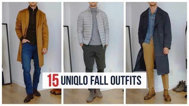 '15 Fall Autumn Uniqlo Outfits for 2020 | Men\'s Fashion Inspiration'