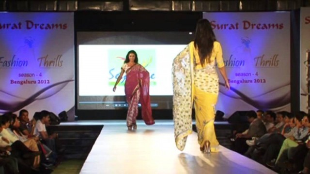 'Yadu Textiles and Seymore Prints @ Surat Dreams Fashion Show - Bangalore'