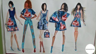 'creative fashion illustration |fashion illustration |thums up'