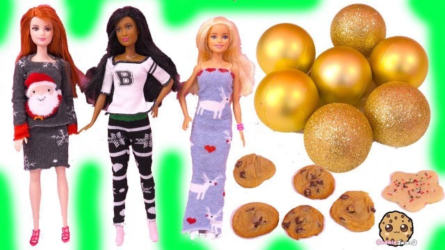 'Barbie DIY Sock Christmas Clothing ! Dollar Tree Haul Easy Gift Crafts Video'