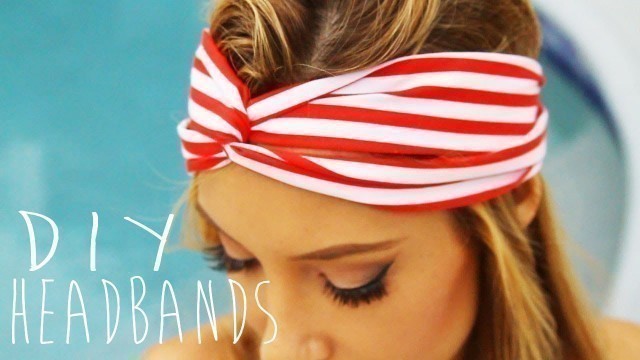 'DIY Pin Up Style and Braided Headbands'