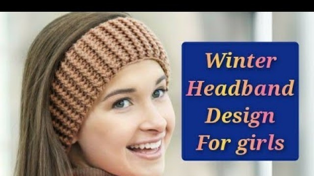 'Winter headbands design for girls'