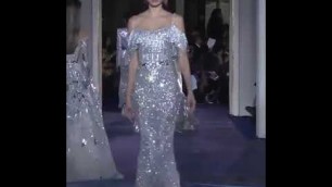 'A sparkling dress from the brand Elie Saab #TXXfashionshow #fashionshow #fashionlover #catwalk'