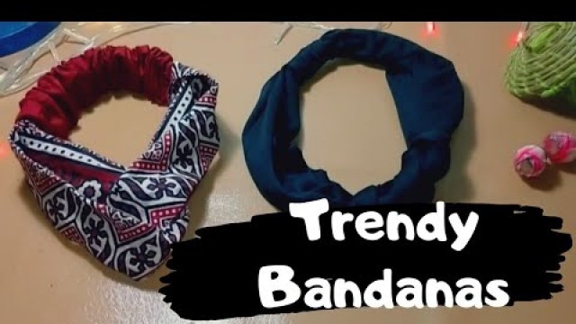 'Headband|Hair bands for girls|Bandana style bands|2 trendy headbands'