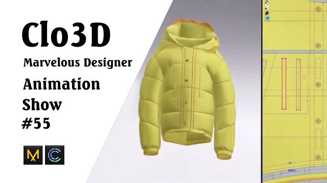 'CLO 3D Runway- Virtual Fashion Show- Clo3D- Marvelous Designer | Clo3D animation (P55) | Fashion 3D'