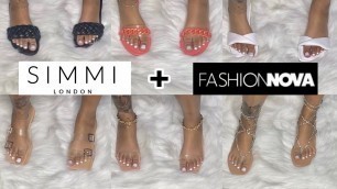 'SIMMI + FASHION NOVA SHOE HAUL'