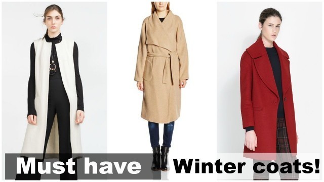 '5 MUST HAVE WINTER COATS! | Sonia VerardoStyle'