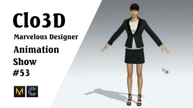 'CLO 3D Runway- Virtual Fashion Show- Clo3D- Marvelous Designer | Clo3D animation (P53) | Fashion 3D'