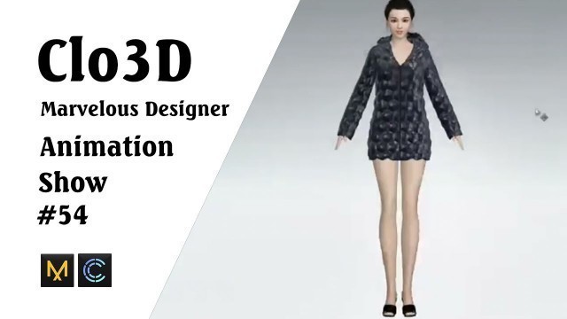 'CLO 3D Runway- Virtual Fashion Show- Clo3D- Marvelous Designer | Clo3D animation (P54) | Fashion 3D'