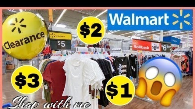 'WALMART CLOTHING CLEARANCE SALE*$1 $2 $3 $5‼️SHOP WITH ME'