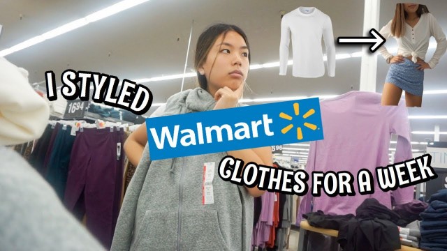 'I STYLED WALMART CLOTHES FOR A WEEK | Vanessa Nagoya'