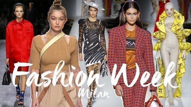 'CE QU\'IL NE FALLAIT PAS RATER de la FASHION WEEK de MILAN p/e 2019'