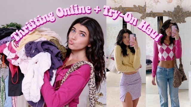 'HUGE try on thrift haul- y2k/2000’s trends!'