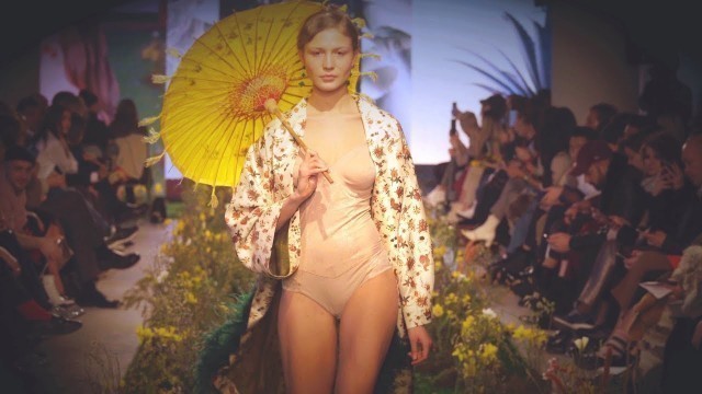 'Jardin Exotique Ukrainian fashion week in 4 K'