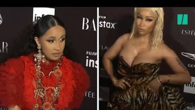 'Cardi B et Nicki Minaj en viennent aux mains lors d\'une soirée de la Fashion Week de New York'