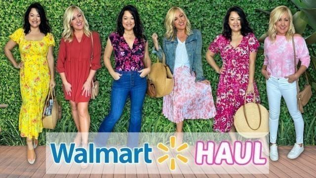 'HUGE Walmart Try On Spring Haul 2021 | *Affordable* Spring Outfits for Women Over 40'