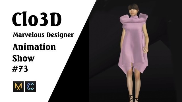 'CLO 3D Runway- Virtual Fashion Show- Clo3D- Marvelous Designer | Clo3D animation (P73) | Fashion 3D'