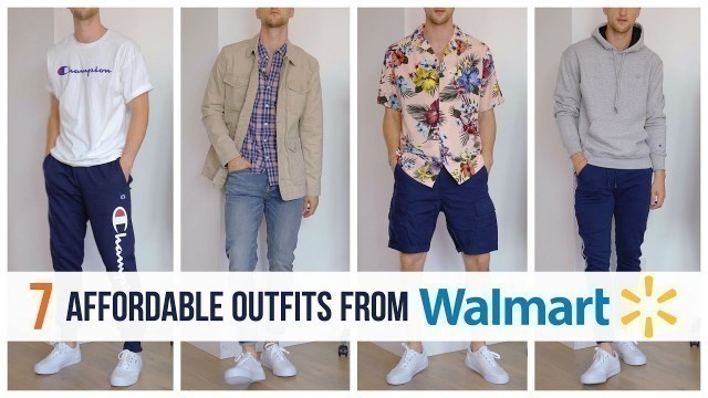 '7 Budget Friendly Outfits Under $100 | Walmart Shopping Haul | Mens Fashion'