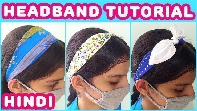 'How To Make Headbands | Easy To Sew Headband | 3 Headband Ideas | Trending Fashion'