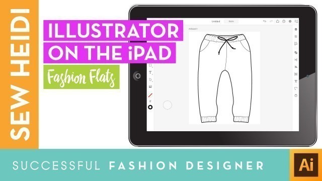 'Illustrator on the iPad: How to Draw Fashion Flats 