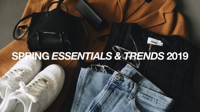 'TOP 8 SPRING Essentials & Trends 2019 / Men\'s Streetwear Essentials'