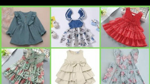 'Beautiful and Stylish Little Girl Dresses Designs || Latest 2021 Toddler Ruffled Dresses Designs'