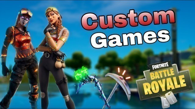 'Fortnite Customs LIVE (Creative, Fashion Shows, AND SCRIMS) Random Duos'