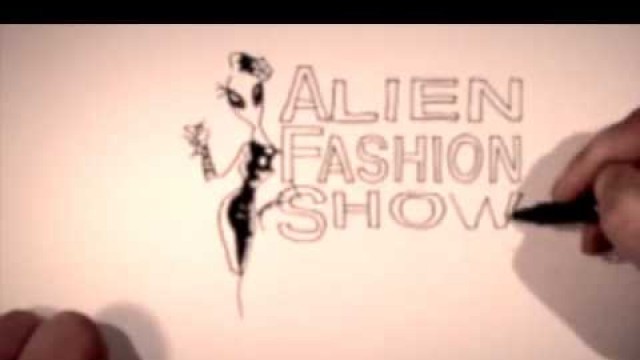 'ALIEN FASHION SHOW - Las Vegas Babs Sketch'