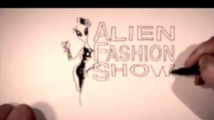 'ALIEN FASHION SHOW - Las Vegas Babs Sketch'