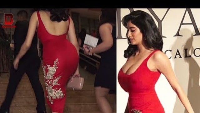 'Jhanvi Kapoor Looking Gorgeous In Red Dress At SABYASACHI CELEBRATING 20 YEARS WITH FASHION SHOW'