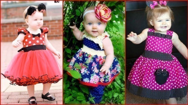 'Beautiful Polka Dot Dress Design Ideas For Baby Girl||Little Girl Dresses||Baby Frocks||Kids Frock'