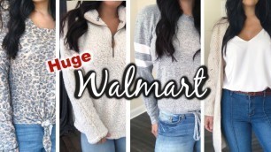 'HUGE Walmart Fall Clothing Try On Haul | Walmart Fall Outfit Ideas'