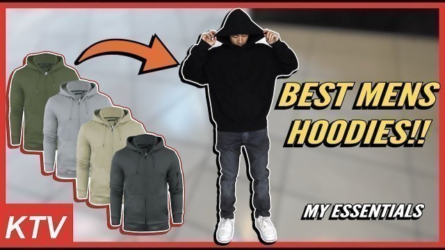 'TOP 5 HOODIES MENS STREETWEAR + HOW TO STYLE'