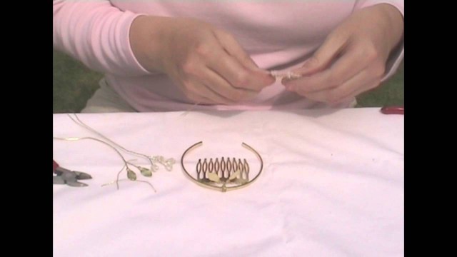 'Miniature Tiara Making Tutorial, as worn by Audrey Hepburn in Breakfast at Tiffany\'s'