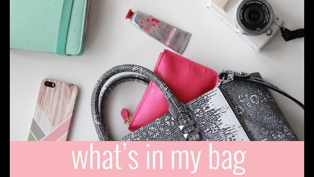 'WHAT\'S IN MY BAG FT LE FASHION YOUTUBERS'