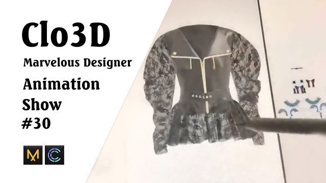 'CLO 3D Runway- Virtual Fashion Show- Clo3D- Marvelous Designer | Clo3D animation (P30) | Fashion 3D'