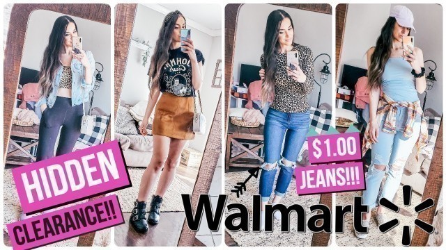 'WALMART 2021 AFFORDABLE TRY ON CLOTHING HAUL!! | & AMAZING $1 HIDDEN CLEARANCE FINDS!!'