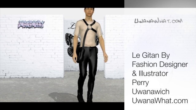 'Le Gitan by Perry Uwanawich, 3D Fashion Show Marvelous Designer'