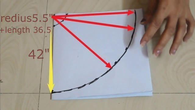 'Full flare circle Umbrella pattern drafting ,cutting Method.'