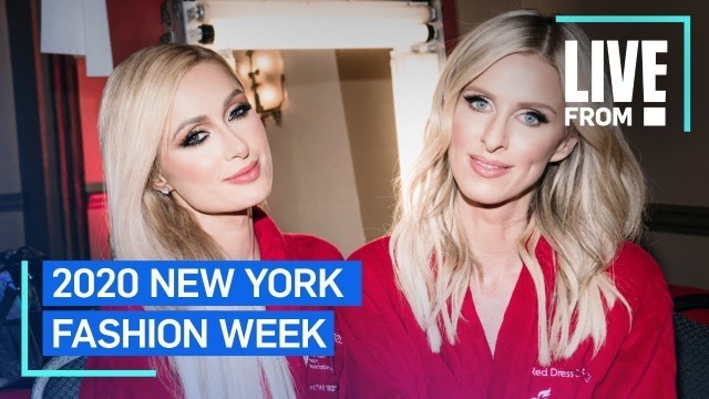 'Paris & Nicky Hilton Twin at 2020 NYFW Red Dress Fashion Show | NYFW | E! Red Carpet & Award Shows'