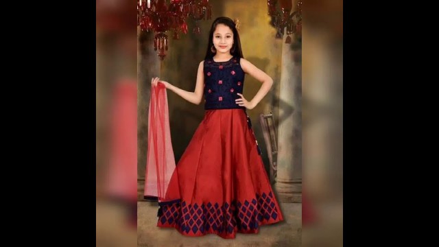 'Stylish little girl lehenga choli design| New collection of baby girl dresses| Lehenga choli'