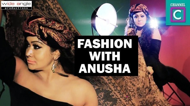 'අනුෂා දමයන්තිගෙ සාරි විලාසිතා FASHION WITH ANUSHA DAMAYANTHI channel c Sri lankan top actress'