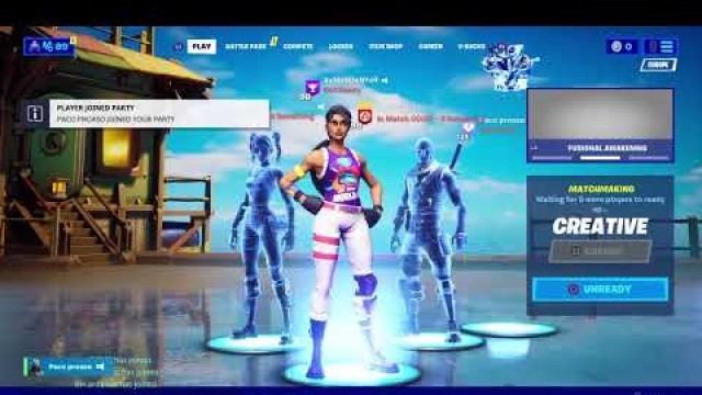 'FORTNITE LIVE CREATIVE FASHION SHOW!!!!!!!!!!!!!!'